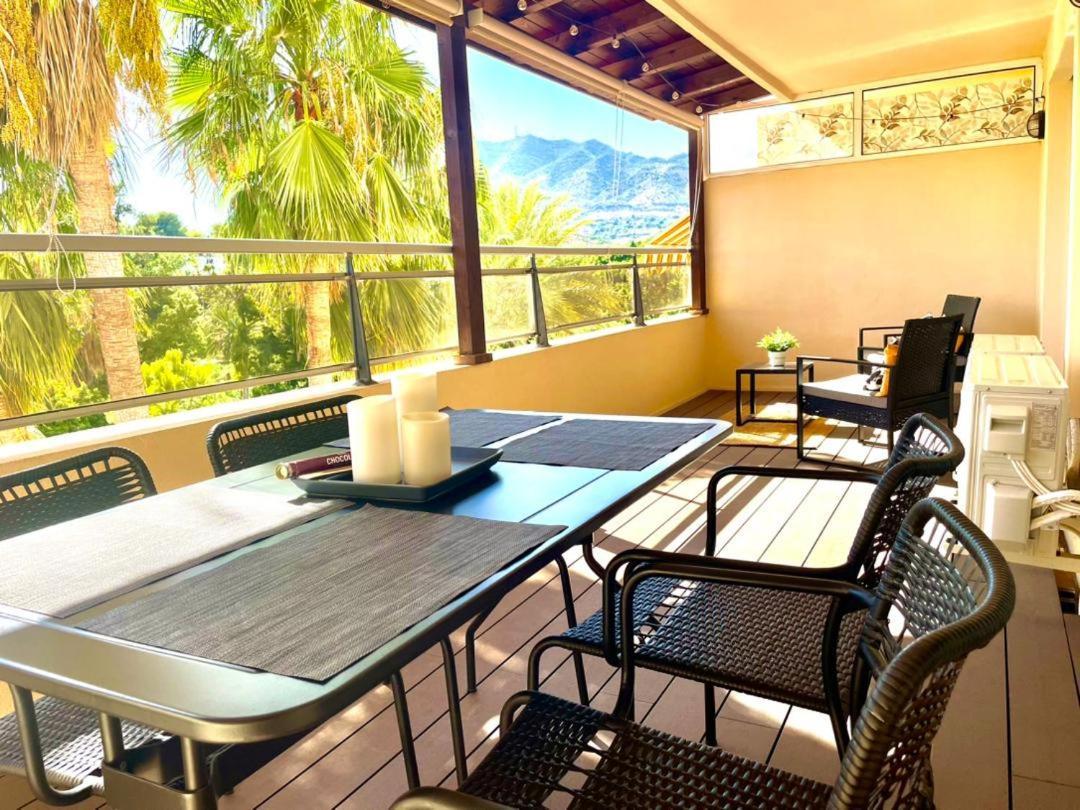 Calido Apartamento Con Gran Terraza Y Vistas A 600 Metros Del Mar Benalmádena Eksteriør bilde